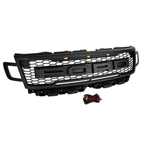 2018-21 Ford Expedition Raptor Style Front Bumper Grill Replacement W/LED Generic