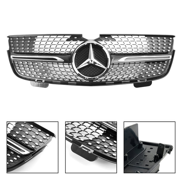 2007-2009 Mercedes Benz GL-Class X164 GL320 Chrome Diamonds Front Bumper Grille 1648880223 Generic