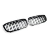 2018-2021 BMW 2 Series F45 F46 2pcs Gloss Black Front Kidney Grill Grille Generic