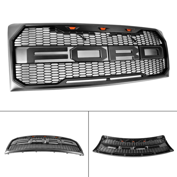 2009-2014 Ford F150 Raptor Style Front Bumper Grille Grill Generic