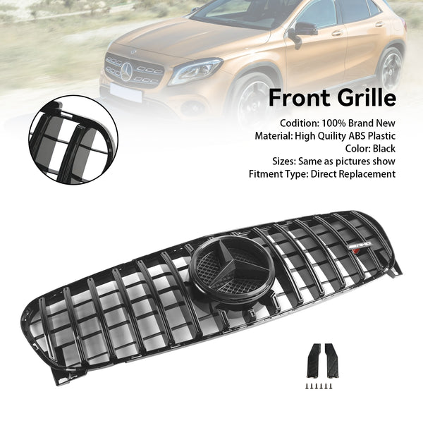 2017-2019 Benz GLA-Class W156 X156 Front Grill Grille Generic