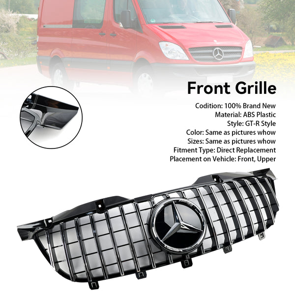 2006-2013 Mercedes Benz Sprinter W906 Pre-Facelift Front Bumper Grill Grille Generic