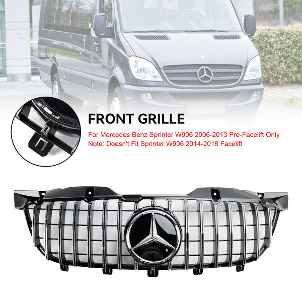 2006-2013 Mercedes Benz Sprinter W906 Pre-Facelift Front Bumper Grill Grille Generic