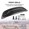 2009-2012 Dodge Ram 1500 Matte Black Front Bumper Grill Grille W/ Led Light Generic