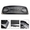 2009-2012 Dodge Ram 1500 Matte Black Front Bumper Grill Grille W/ Led Light Generic