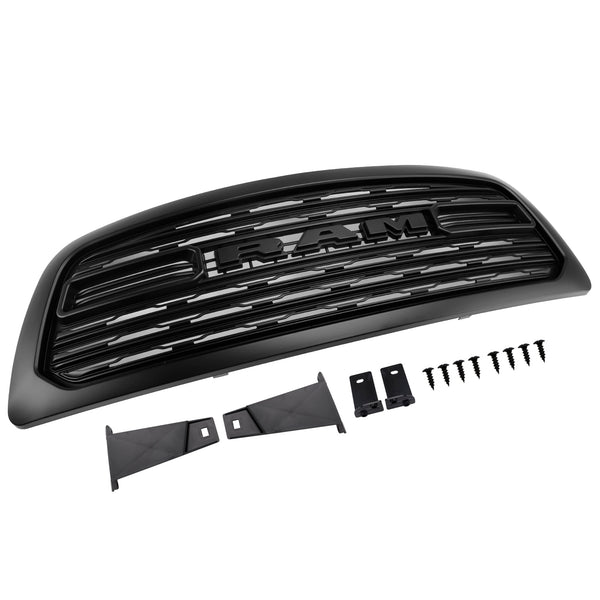 Dodge Ram 1500 2009-2012 LTD Style Front Bumper Grill Grille W/ Led Light