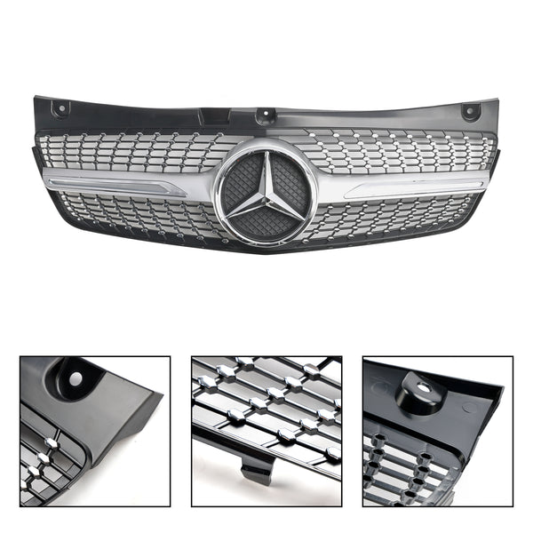 2011-2014 Mercedes Benz V-Class Viano W639 Diamond Front Bumper Grille Generic