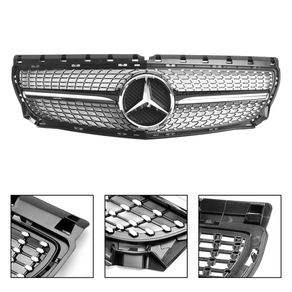 2011-2014 Mercedes Benz B-Class W246 Diamond Front Bumper Grill Grille A2468850722 Generic