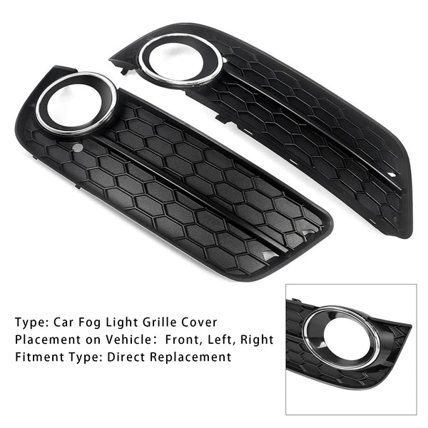2008-2011 Audi A5 Coupe/Sportback/Cabriolet Base Model A Pair Of Car Fog Lamp Grilles 8T0807681 8T0807682 Generic