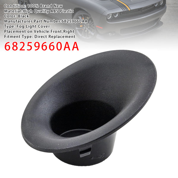 Left Side Fog Light Cover For Dodge Challenger 2015-2022 68259661AA