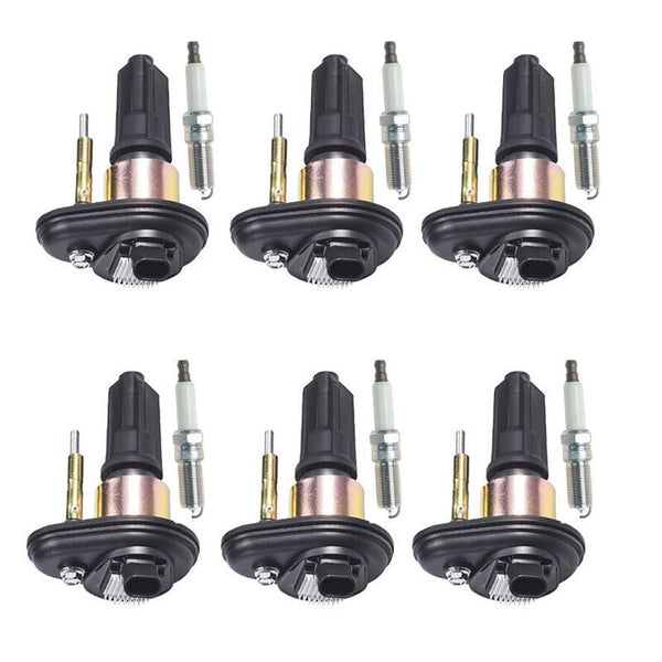 2002-2005 Chevrolet Trailblazer L6 4.2L 6X Ignition Coils Spark Plugs UF303 Generic