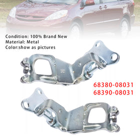 Left & Right Center Sliding Door Hinger & Rolle For Toyota Sienna 2004-2010