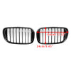 2015.7-2019.1 BMW 7 Series G11 Saloon 5 Door Pre-Facelift Gloss Black Front Kidney Grille Generic