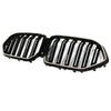 2023-2025 BMW X6 G06 M60i Double Slat Front Bumper Grille W/Camera Hole Generic