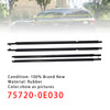 4Pcs Weatherstrip Window Moulding Trim Seal Belt For Toyota Highlander 2008-2010
