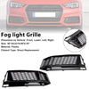 2016-2018 Audi S4 / A4 S-Line B9 2PCS Fog Light Cover Grille 8W0 807 681 K 8W0 807 682 K Generic