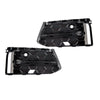 2PCS Front Bumper Fog Light Grille Trim Fit Audi A6L C8PA 2023+ Black