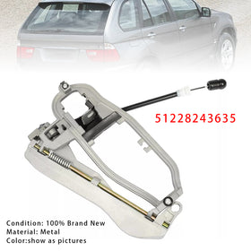 2000-2006 BMW X5 Rear Left Door Handle Carrier Outer 51228243635 Generic