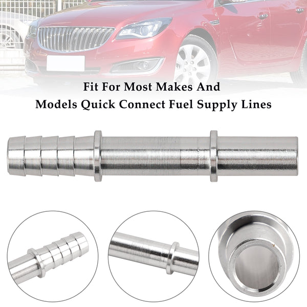 Quick Connect 3/8 Fuel Rail Hose To 3/8 Barb Adapter Fitting AN817-02-06BA Generic