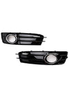 2009-2012 Audi A3 8P S-Line Front Lower Bumper Grille Fog Light Cover Generic