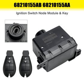 2008-2010 Dodge Town & Country Ignition Switch Node Module & Key 68210155AB 68210155AA Genuine