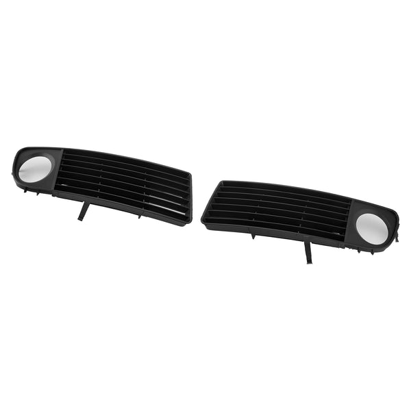 1998-2001 Audi A6 C5 2PCS Front Lower Bumper Fog Light Cover Grille 4B0807681S 4B0807682S Generic