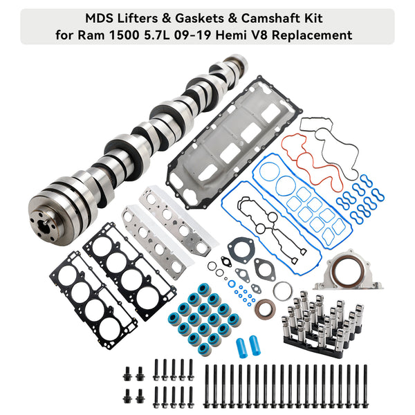 2011-2015 Ram 1500 5.7L Engine MDS Lifters & Gaskets & Camshaft Kit Generic