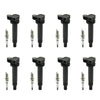 2000-2009 Toyota Tundra 4.7L 8PCS Ignition Coil+Spark Plug UF230 90080-91180 Generic