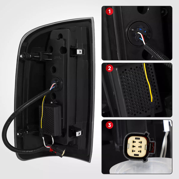 Left+Right LED Tail Light Assembly For Chevy Colorado GMC Canyon 2015-2022