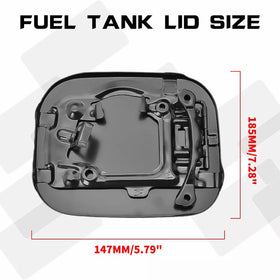 Fuel Door Gas Filler Lid Cover Cap 77350-42070 For Toyota RAV4 2006-2012
