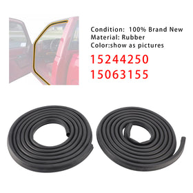 2pcs Front Door Weather Strip Seal 15244250 15063155 For Chevy Silverado Cab
