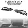 2013-2015 Audi A4 B8.5 Honeycomb Style Fog Light Cover 8K0807681K 8K0807682K Generic