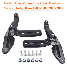 Trailer Tow Mirror Bracket & Hardware Set for Dodge Ram 1500-5500 2010-2019