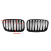 2007-2013 BMW X5 E70 Front Bumper Kidney Grille Grill Gloss Black 51137157687 51137305589 Generic