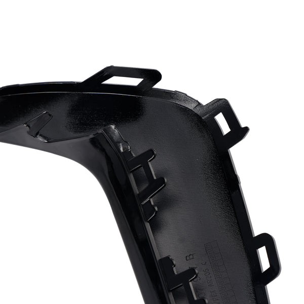 2PCS Front Fog Light Lamp Trim Fit Audi A6 C8 S-Line S6 2019-2023 Black