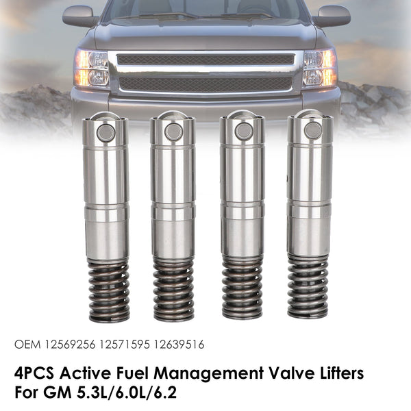 2007-2012 Cadillac Escalade 4PCS Active Fuel Management Valve Lifters 12569256 12571595 12639516 Generic