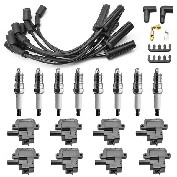 2001-2002 Chevrolet Pickup Silverado Suburban Van 8X lgnition Coil +Spark Plug +Wire E247 IC334 Generic