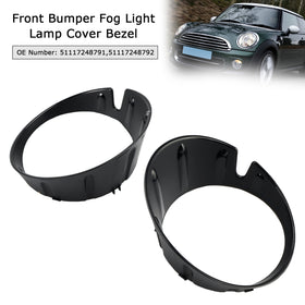 Front Bumper Fog Light Lamp Cover Bezel For Mini Cooper R55 R56 R57 R58 R59