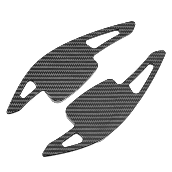 Carbon Look Steering Wheel Paddle Shifter Extension For Audi A3 A4 A6