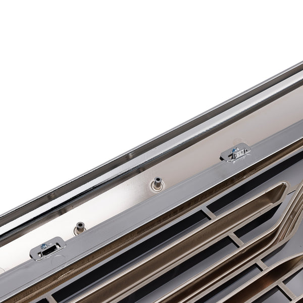 Dodge Ram 1500 2009-2012 Chrome Front Bumper Grill Grille W/ Led Light