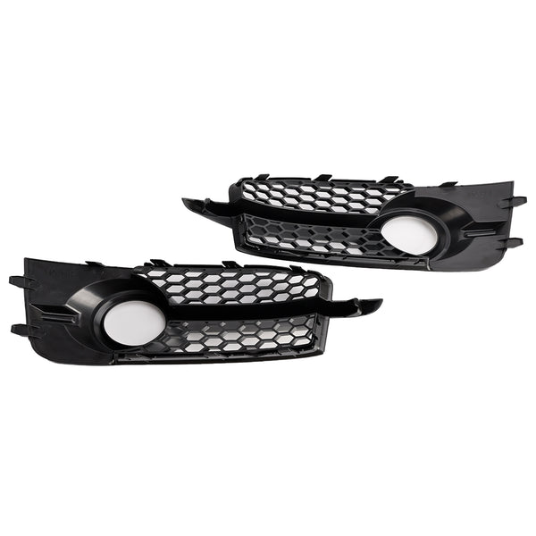 2011-2014 Audi A1 8X S-Line 2PCS Front Bumper Fog Light Cover Grille Grill 8X0807682B 8X0807681B Generic