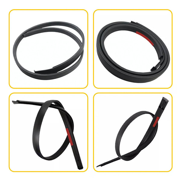 2007-2020 Toyota Tundra DOUBLE CAB 2PCS Roof Drip Molding Trim Left & Right Side Rubber 768679409158 75552-0C050 Generic