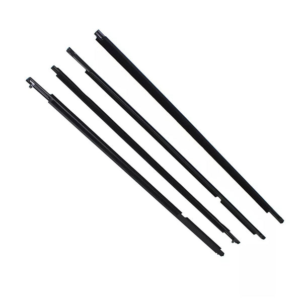 4Pcs Weatherstrip Window Moulding Trim Seal Belt For Toyota Highlander 2008-2010