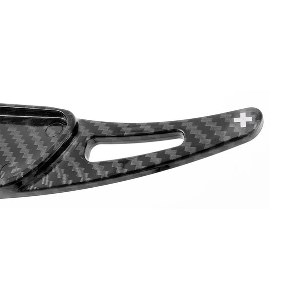 Carbon Look Steering Wheel Paddle Shifter Extension For Mercedes Benz AMG C63