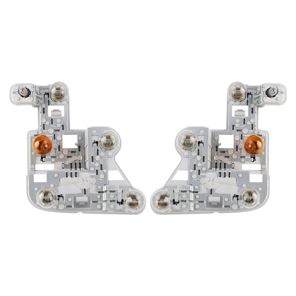 2007-2010 Mercedes Benz W204 C-Class Left+Right Tail Lamp Bulb Holder with Bulbs A2048201500 A2048201600 Generic