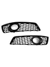 2009-2013 Audi A3 8P Standard Version Honeycomb Bumper Front Fog Light Grill Grille Cover Generic