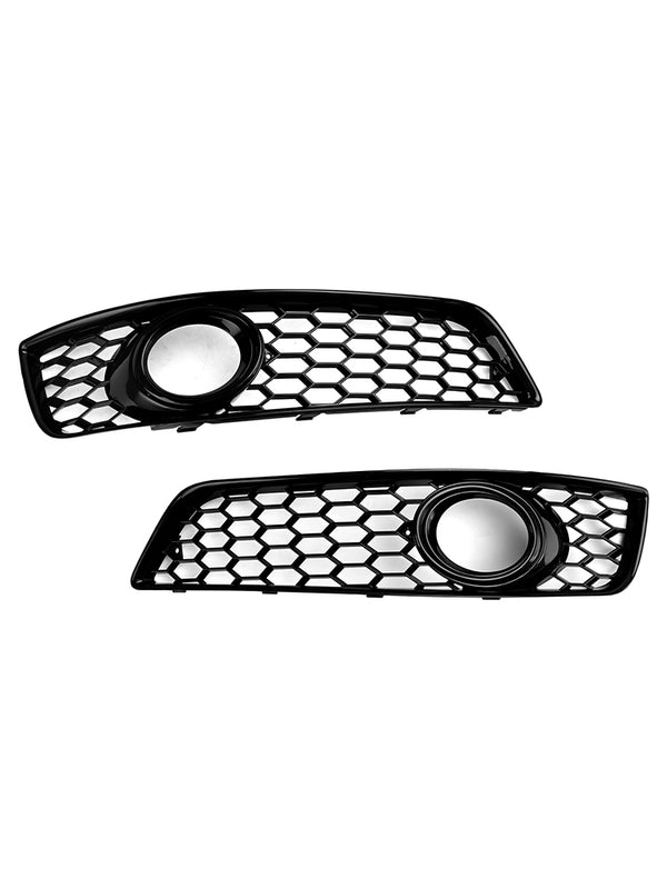 2009-2013 Audi A3 8P Standard Version Honeycomb Bumper Front Fog Light Grill Grille Cover Generic