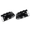 2PCS Front Bumper Fog Light Grille Trim Fit Audi A6L C8PA 2023+ Black