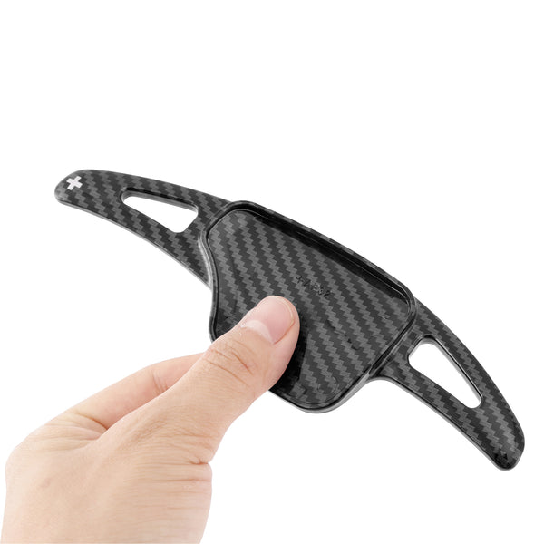 Carbon Look Steering Wheel Paddle Shifter Extension For Cadillac XT4