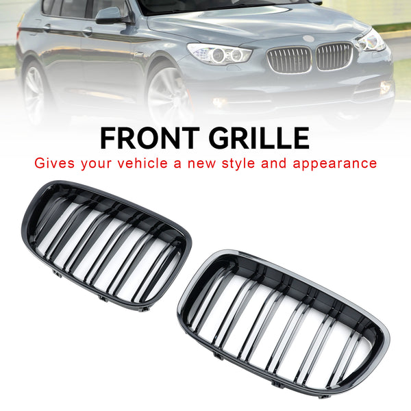 2009.1-2017.2 Gloss Black Front Kidney Grille Grill 51137200169 51137200170 Generic